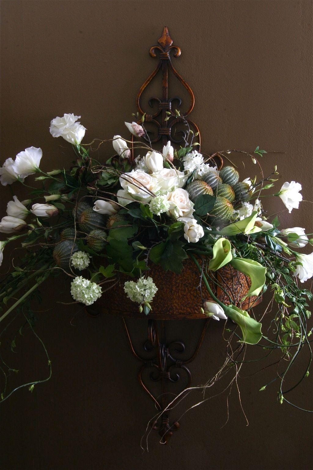 White Silk Arrangement